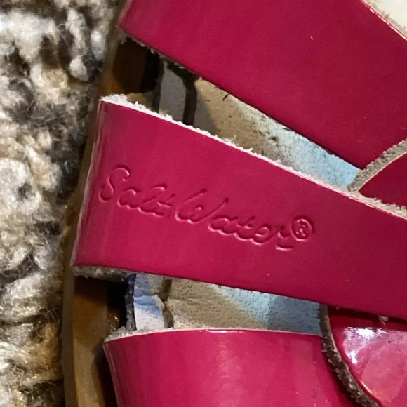 The Salt Water Sandal by Hoy Pink Patent Leather - Picture 4 of 5